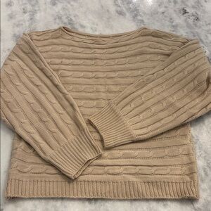 Amazon Cable Knit Bat Wing Boat Neck Sweater